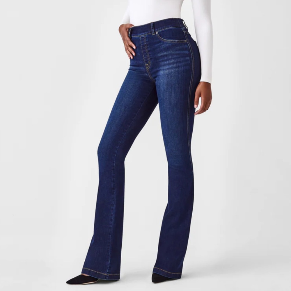 SPANX flare jeans, size Medium, Midnight Shade color, new with tags, never worn